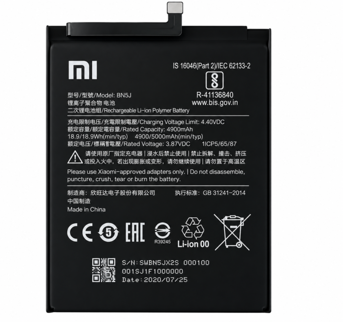 Xiaomi Redmi Note 8T Battery Price in Bangladesh Original Redmi Note 8T Battery Redmi Note 8T BN46 Battery Redmi Note 8T 4000mAh Battery Xiaomi BN46 Battery Redmi Note 8 Battery Buy Redmi Note 8T Battery Bangladesh MS Phone Lab Redmi Note 8T Battery