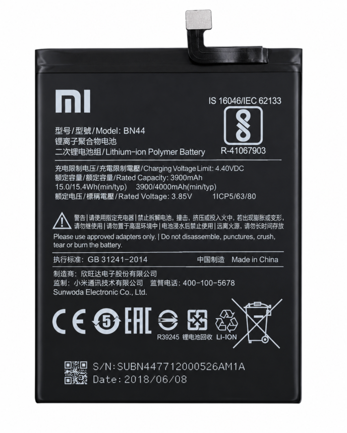 Xiaomi Redmi 5 Plus Battery Price in Bangladesh Original Redmi 5 Plus Battery Redmi 5 Plus BN44 Battery Redmi 5 Plus 4000mAh Battery BN44 Battery Bangladesh Buy Redmi 5 Plus Battery Xiaomi Battery Bangladesh MS Phone Lab Redmi 5 Plus Battery