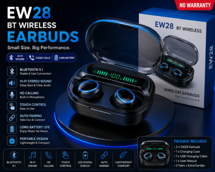 EW28 BT Wireless Earbuds Price in Bangladesh EW28 Bluetooth Earbuds EW28 TWS Wireless Earbuds EW28 Wireless Earphones EW28 LED Display Earbuds Buy EW28 BT Wireless Earbuds Bangladesh EW28 Bluetooth Headset MS Phone Lab EW28 BT Wireless Earbuds