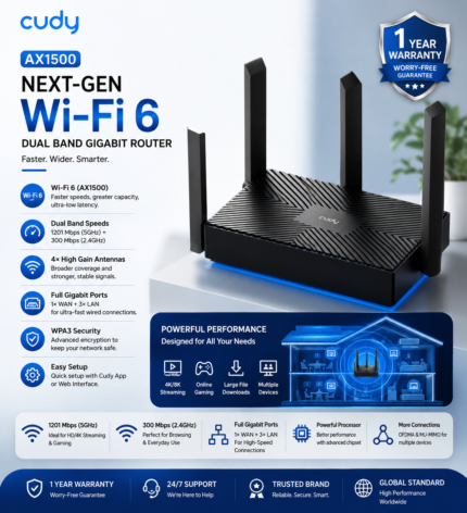 Cudy WR1500 AX1500 WiFi 6 Router Price in Bangladesh Original Cudy WR1500 Router Cudy AX1500 Dual Band Router Cudy WiFi 6 Router Buy Cudy WR1500 Bangladesh Cudy WR1500 Gigabit Router Original Cudy AX1500 Router MS Phone Lab Cudy WR1500 WiFi 6 Router