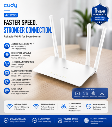 Cudy AC1200 Router Price in Bangladesh Original Cudy AC1200 Dual Band Router Cudy AC1200 Wi-Fi Router Cudy Gigabit Router Buy Cudy AC1200 Bangladesh Cudy Dual Band Wireless Router Cudy AC1200 Gigabit Wi-Fi Router MS Phone Lab Cudy AC1200 Router