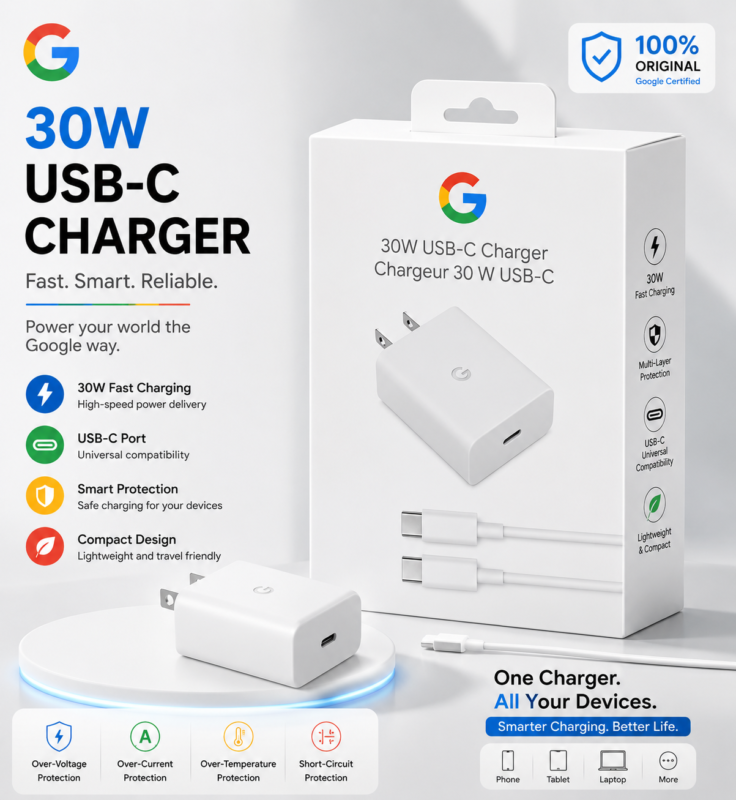 Google 30W USB-C Charger Price in Bangladesh Google 30W Type C Charger Bangladesh Google 30W PD PPS Charger Google 30W Fast Charger Bangladesh Google 30W Pixel Charger Google 30W USB-C Power Adapter Google Pixel 30W Charger Bangladesh Google 30W USB-C Fast Charging Adapter Buy Google 30W USB-C Charger Bangladesh MS Phone Lab Google 30W Charger