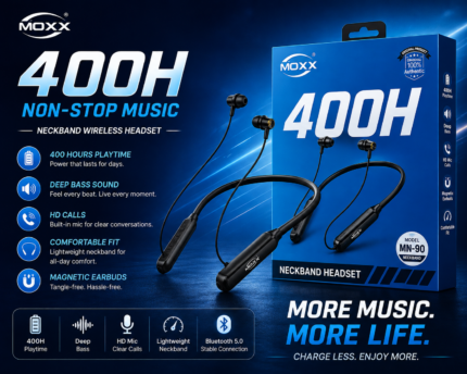 MOXX MN-90 Wireless Neckband Price in Bangladesh MOXX MN-90 Wireless Neckband MOXX MN-90 Bluetooth 5.4 Neckband MOXX MN-90 50 Hours Music Time MOXX MN-90 300mAh Wireless Neckband MOXX MN-90 Wireless Headset Bangladesh Buy MOXX MN-90 Wireless Neckband MS Phone Lab MOXX MN-90