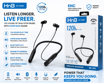 HnB BT Shine BN-300 Wireless Neckband Price in Bangladesh HnB BT Shine BN-300 Wireless Neckband HnB BT Shine BN-300 Bluetooth Neckband HnB BT Shine BN-300 Wireless Earphone HnB BT Shine BN-300 Neckband Bangladesh Buy HnB BT Shine BN-300 Bangladesh MS Phone Lab HnB BT Shine BN-300