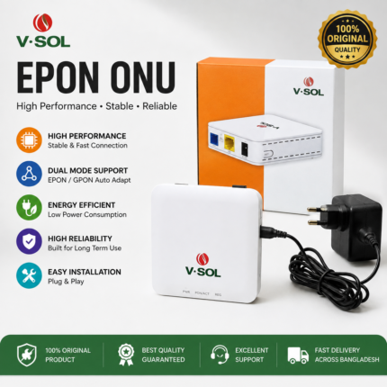 V-SOL V2801SG XPON ONU Price in Bangladesh Original V-SOL V2801SG ONU V-SOL GPON EPON ONU V2801SG Fiber ONU Buy V-SOL ONU Bangladesh Gigabit XPON ONU Fiber Internet ONU MS Phone Lab V-SOL V2801SG ONU